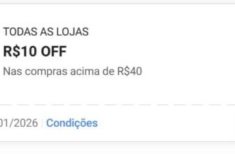 MAIS UM CUPOM SHOPEE  R$ 10 OFF nas compras acima de R$ 40 CUPOM: SH0P9E7KQ htt…