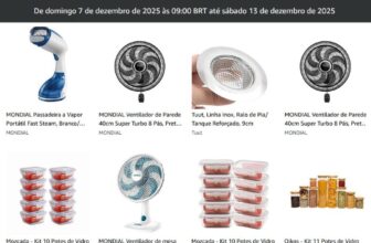 15% OFF EM CASA E COZINHA Exclusivo membros prime A promoção será aplicada na f…