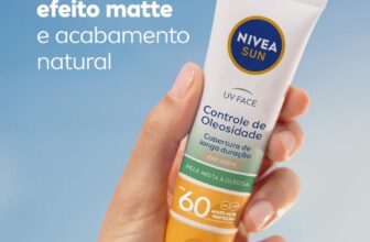ATENÇÃO QUE ESSE É COM COR! NIVEA SUN Protetor Solar Facial UV Face Controle de …