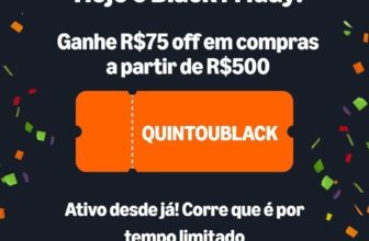 NOVOS CUPONS AMAZON   Ganhe R$75 off em compras a partir de R$500 CUPOM: QUINTO…