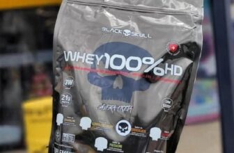 Whey 100% Hd Black Skull 900g Sabor Morango DE 95 | POR 70,43 NO PIX CUPOM: AUT…