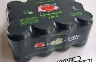 NUOOOOSSA UM NANAZIN GELADUUUU Pack 12 Und. Guaraná Antarctica Zero Lata 350ML P…