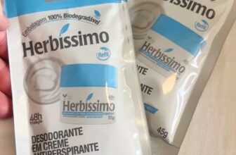 TEM QUE REPOR SEU CHEIRIN Sachê Refil Desodorante Creme Antitranspirante Herbiss…