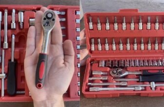 Kit Chaves Ferramentas Jogo Fenda Philips Catraca Soquete Allen 46 Peças com Ma…