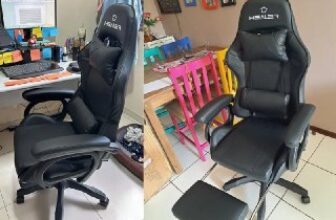 Cadeira Gamer Preto Healer Level Reclinável Com Apoio Pés DE 689,90 | POR 461,9…