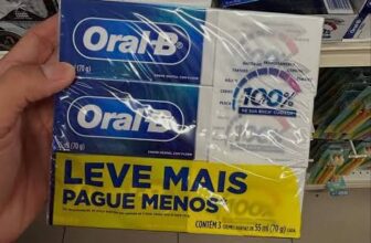 PRA DEIXAR OS DENTES BRILHANTES Oral-B Pasta de Dente 100%, 70 g, 3 Uds POR 17,4…