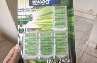 HORA DE DAR UMA APARADA NESSA MATA ATLÂNTICA Carga para Gillette Mach3 Sensitive…