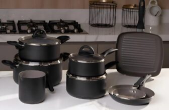 DÁ ATÉ DÓ DE USAR Jogo De Panelas Brinox Ceramic Life Smart Plus 8 Peças  DE 1.2…