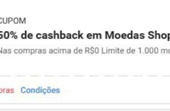 E tem cupom de cashback também!!!  CUPOM: COINSAF50% cashback em Moedas Shopee …