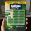 CABECINHAS Carga para Aparelho de Barbear Gillette Mach3 Sensitive 16 unds POR 8…