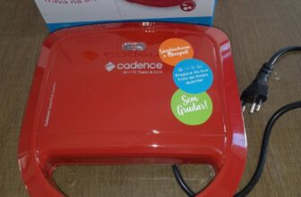 Sanduicheira Minigrill Cadence Colors Vermelha 127V DE 83,90 | POR 65,42 até 2x…