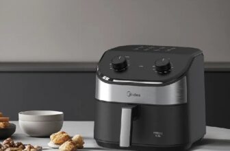 Fritadeira Air Fryer 4,5L Widemax 1500w Midea DE 289 | POR 179 no Pix ou 199,92…