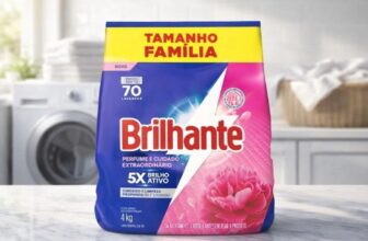 Brilhante Lava-Roupas em Pó Perfume e Cuidado Extraordinário 4kg POR 35,53 http…