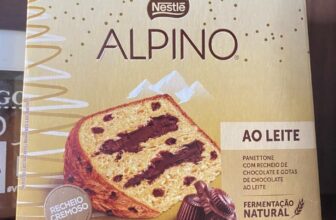 NATAL TÁ AI FIO Panettone Alpino Chocolate 450g POR 24,32 https://amzn.to/4nvXzm…