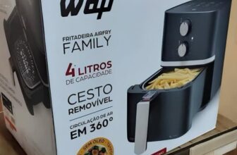 FRITE COM AR WAPO WAPO Fritadeira Elétrica Wap Air Fryer Family 4l 1500w 127V PO…