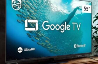 55 POLEGADAS! Smart TV Philips 55″ 4K Google Tv DE 3.099 | POR 1.749 https://mer…