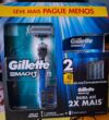 Kit Gillette Mach3 Aparelho de Barbear 1 Ud + Cargas 3 Uds POR 27,51 Aplique o …