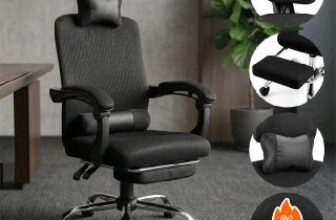 Cadeira de Escritório Ergonômica Giratória Tela Mesh DE 419 | POR 284 CUPOM: VA…