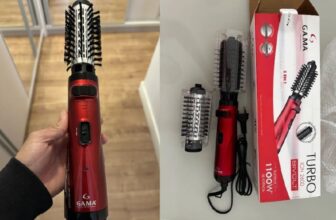 TA NO PRECINHOOO Escova Rotativa Turbo Ion 2600 Rotating Styler Gama Bivolt DE 5…