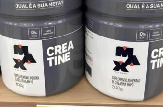 JÁ TOMOU SUA CREATINA HOJE? Creatina Max Titanium Monohidratada 300g DE 89 | POR…