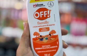OFF! Family Loção Repelente de Insetos e Mosquitos 200mL DE 23,20 | POR 13,76 S…
