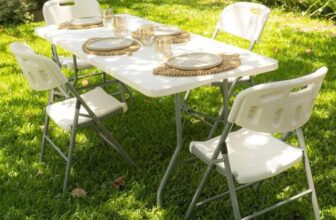 AQUI É UTILIDADE MAXIMA Mesa Dobrável Portátil Garden Life 1,80m Com Alça DE 609…