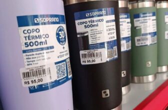 BEBIDINHA GELADINHA MAIS TEMPO Copo Térmico Inox 500ml C/ Tampa Everest – Sopran…