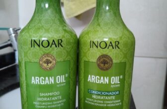 LITRÃO PARA O CABELO Kit Argan Oil System – Shampoo e Condicionador 1L Inoar DE …