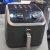 FRITA TUUUDO Fritadeira Midea Air Fryer 8,5L, 1900W, 110V DE 619 | POR 337,15 NO…