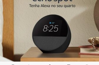 Echo Spot com Alexa Geração Mais Recente (2 cores) POR 469 em 9x sem juros http…