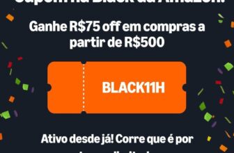 NOVO CUPOM AMAZON R$75 OFF a partir de R$500 cupom: BLACK11H https://amzn.to/4o…