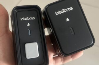 PRAS CRIANÇA APERTA E SAIR CORRENDO Campainha Sem Fio Com Bateria CIB 101 Intelb…