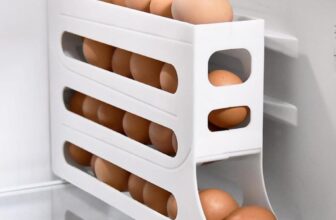 ORGANIZA TEUS OVO Suporte para Ovos com Dispensador Automático de 4 Camadas DE 2…