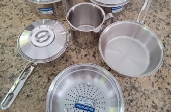 Jogo de Panelas de Aço Inox 6 Peças Solar Tramontina DE 797 | POR 612,93 em 10x…