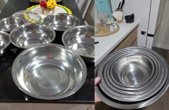 Conjunto De 6 Bowls Tigelas De Inox Tamanhos Variados DE 130 | POR 61,75 (10,29…