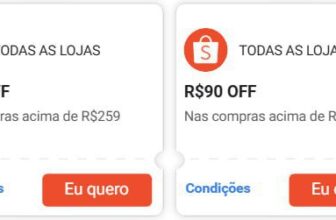 CUPONZADAAA NA SHOPEE TA ONLINEEEE R$30 OFF em R$259 R$90 OFF em R$799Ative aqu…