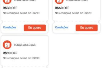 CUPONS ONLINE TOP DE PRECO  Resgate os cupons aqui: https://s.shopee.com.br/70Ey…