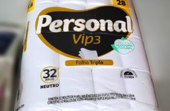 Personal Papel Higiênico Vip Folha Tripla, 32 Rolos De 20M DE 65,20 | POR 38,73…