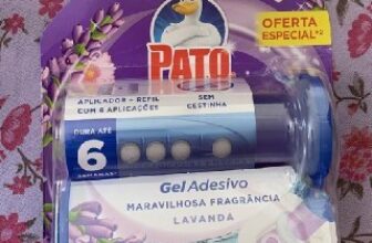 Pato Desodorizador Sanitário Gel Adesivo Lavanda, C/ Aplicador, 6 Discos POR 14…