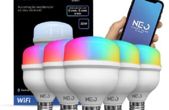 Kit Lampada Led Smart Wi-fi 2.4 GHz Bulbo Hp 20w 30w 40w ou 50w 2700K/6500K RGB…