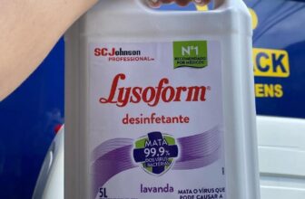 TÁ CHEGANDO A HORA DA FAXINA DE FINAL DE ANO Lysoform Desinfetante Líquido 5L La…