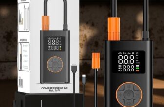 VAI TE SALVAR UMA HORA DESSAS! Bomba de Ar Compressor 150psi com Led POR 48 em 2…