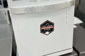 NÃO VAI MAIS MOLHAR A BARRIGA NA PIA Lava-louças 8 Serviços Brastemp 127V POR 1….