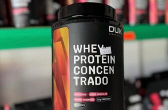 CONCENTRADÃO DA DUX Whey Protein Concentrado Pote (900g) Dux Nutrition Sabor Cho…