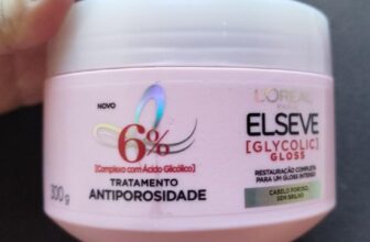 L’Oréal Paris Elseve Glycolic Gloss Máscara Capilar Antiporosidade 300g DE 27 |…