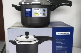 TRAMONTINA É QUALIDADE Panela de Pressão Tramontina Vancouver Revestimento Antia…