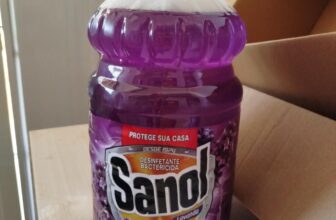 DEIXA TUDO LIMPO E CHEIROSO Sanol Desinfetante Líquido Para Uso Geral Lavanda 5L…