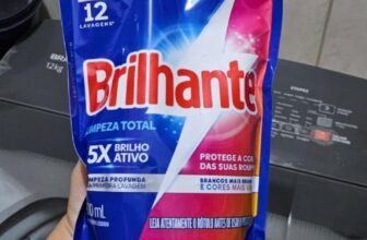 ROUPA LIMPA E CHEIROSAAA Lava Roupas Líquido Brilhante Limpeza Total 900ml Refil…