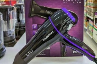 NÃO DORME DE CABELO MOLHADO, AMIGA Secador de Cabelos Black Purple Mondial 2000W…