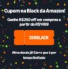 MAIS UM CUPOM AMAZON R$250 OFF a partir de R$1499 Cupom: 250BLACK https://amzn….